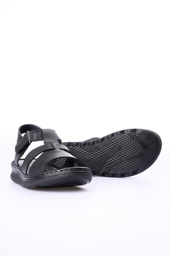 Elmisa 500 Siyah Kadın Sandalet