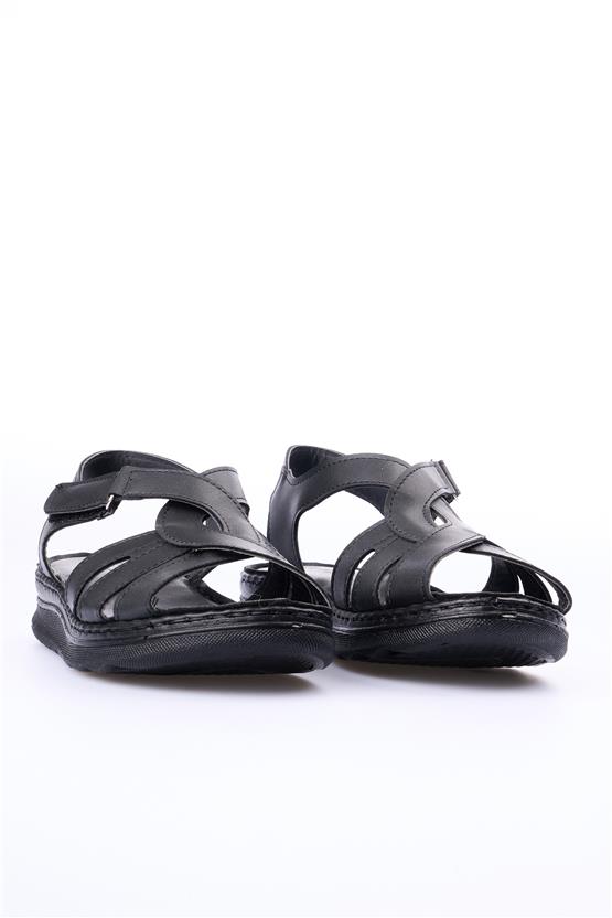 Elmisa 514 Siyah Kadın Sandalet