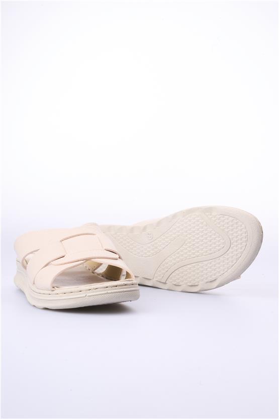 Elmisa 531 Bej Kadın Terlik