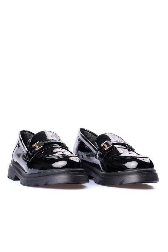 Endless 8281 Siyah Rgn Kadın Loafer Ayakkabı