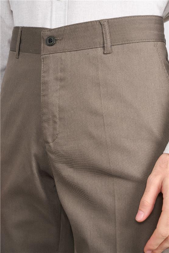 Erpant 1 Haki Erkek Pamuk Gabardin Regular Pantolon