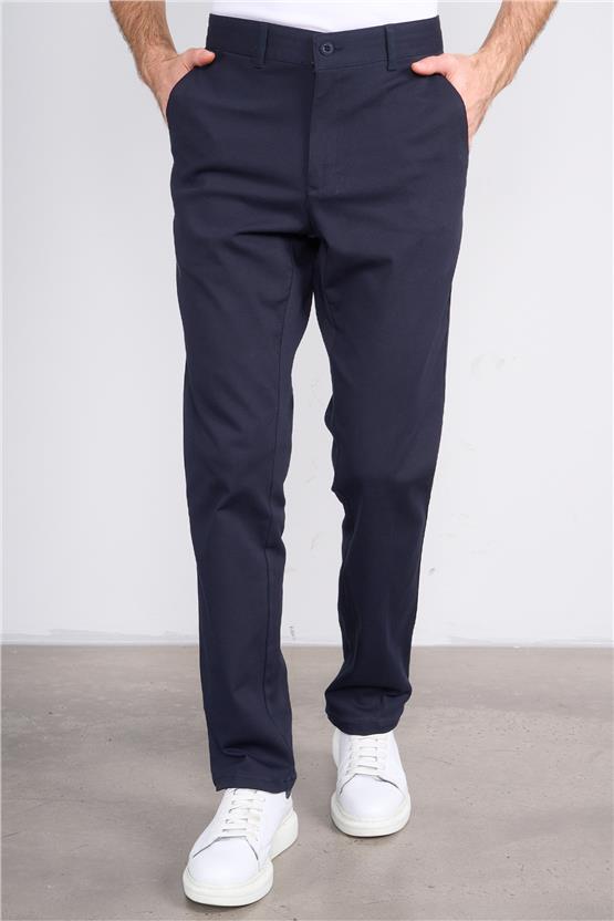 Erpant 1 Lacivert Erkek Pamuk Gabardin Regular Pantolon