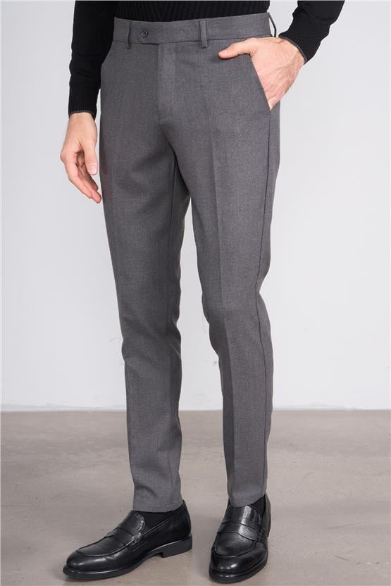 Erpant 10 Füme Erkek Poliviskon Venüs Slim Pantolon