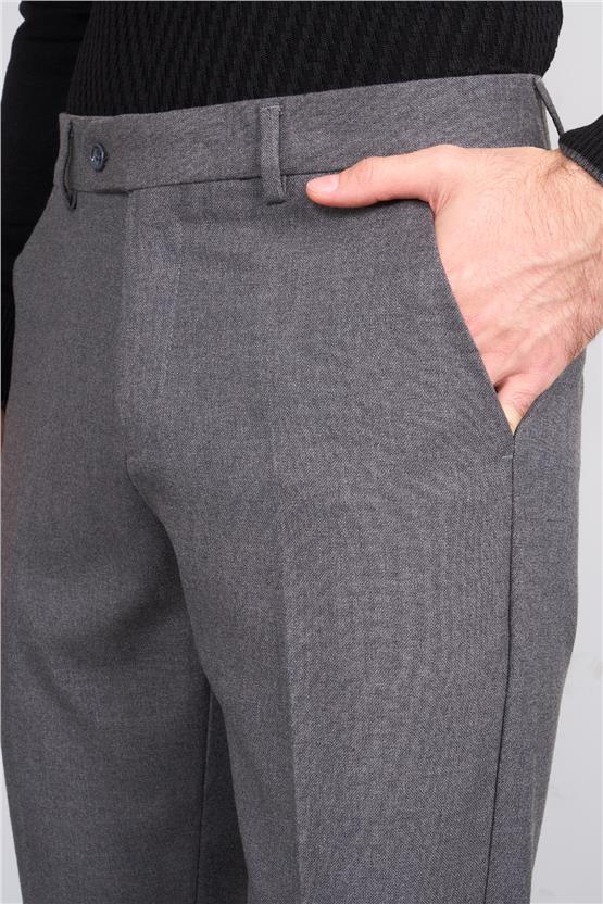 Erpant 10 Füme Erkek Poliviskon Venüs Slim Pantolon