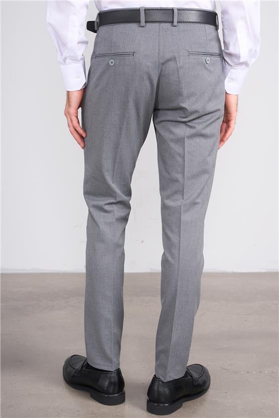 Erpant 10 Gri Erkek Poliviskon Venüs Slim Pantolon