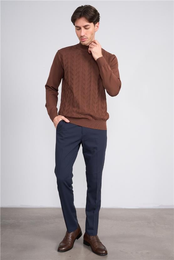 Erpant 10 Lacivert Erkek Poliviskon Venüs Slim Pantolon