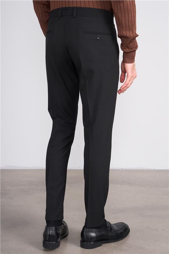 Erpant 10 Siyah Erkek Poliviskon Venüs Slim Pantolon
