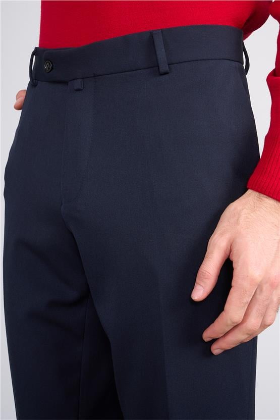 Erpant 12 Lacivert Erkek Flanel Regular Pantolon