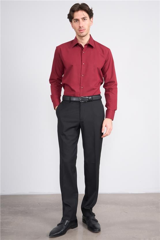 Erpant 12 Siyah Erkek Flanel Regular Pantolon