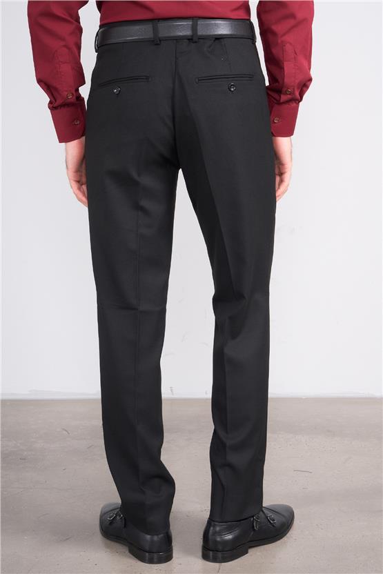 Erpant 12 Siyah Erkek Flanel Regular Pantolon