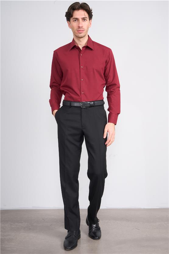 Erpant 12 Siyah Erkek Flanel Regular Pantolon