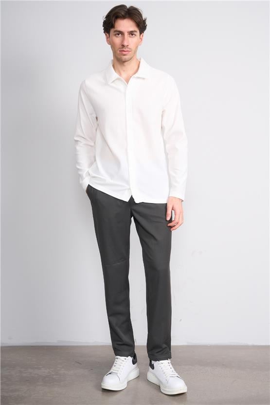 Erpant 13 Füme Erkek Gabardin Jogger Pantolon