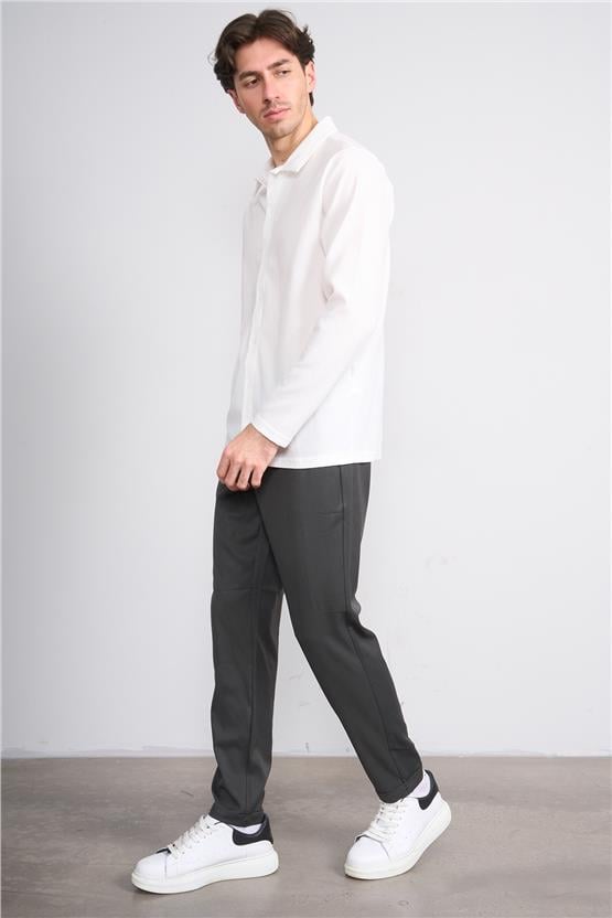 Erpant 13 Füme Erkek Gabardin Jogger Pantolon