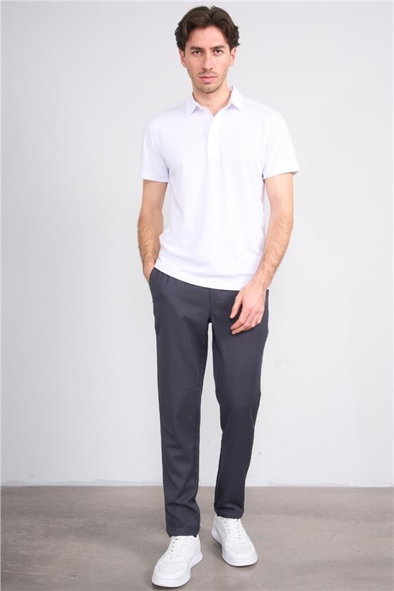 Erpant 13 Gri Erkek Gabardin Jogger Pantolon