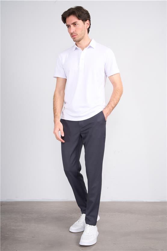 Erpant 13 Gri Erkek Gabardin Jogger Pantolon