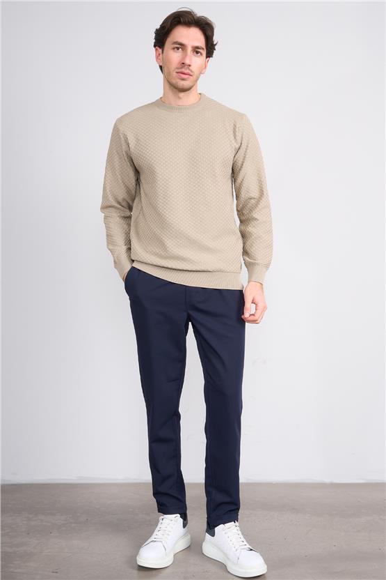 Erpant 13 Lacivert Erkek Gabardin Jogger Pantolon