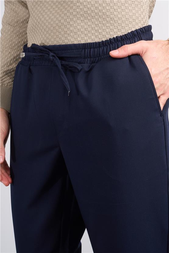 Erpant 13 Lacivert Erkek Gabardin Jogger Pantolon