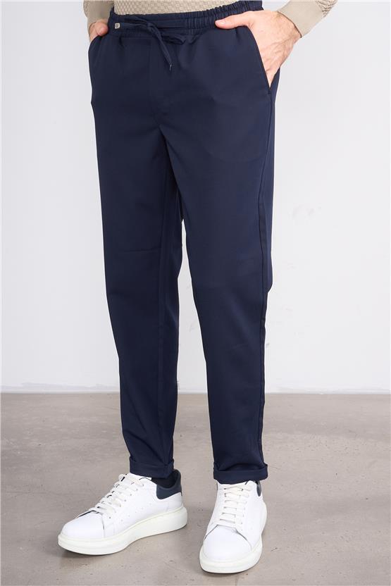 Erpant 13 Lacivert Erkek Gabardin Jogger Pantolon