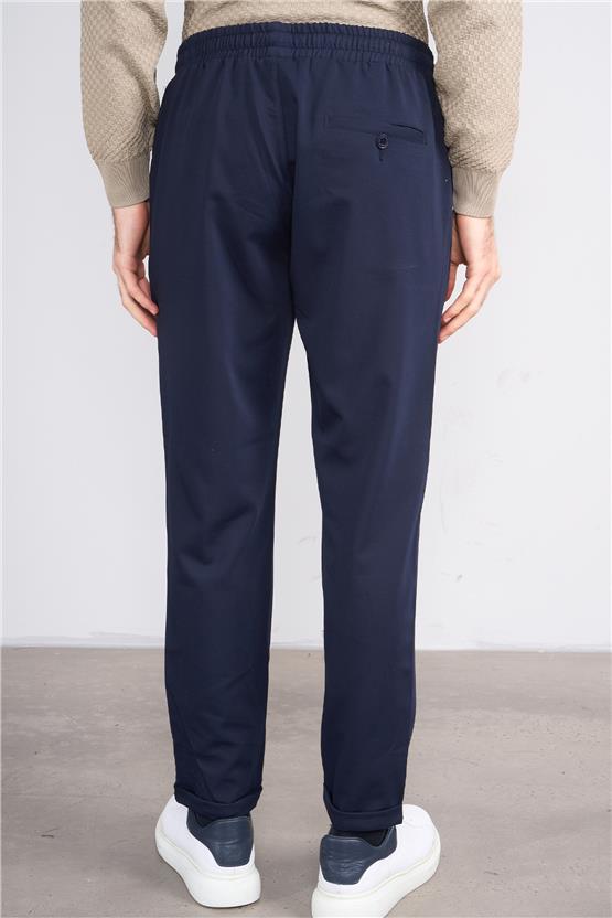 Erpant 13 Lacivert Erkek Gabardin Jogger Pantolon