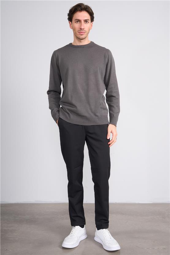 Erpant 14 Siyah Erkek Duble Fast Jogger Poliviskon Pantolon