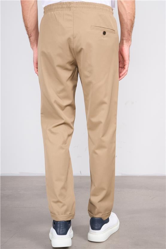 Erpant 16 Bej Erkek Venüs Jogger Poliviskon Pantolon