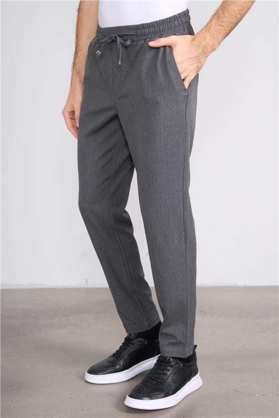 Erpant 16 Gri Erkek Venüs Jogger Poliviskon Pantolon