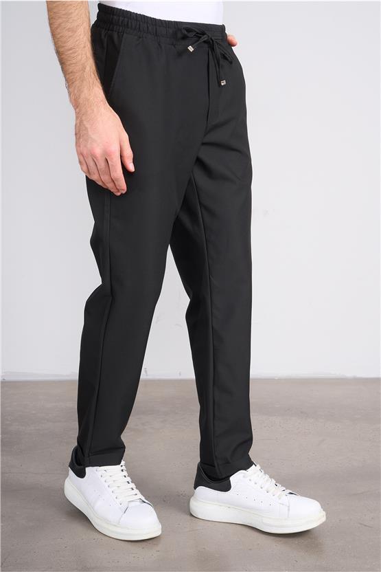 Erpant 16 Siyah Erkek Venüs Jogger Poliviskon Pantolon