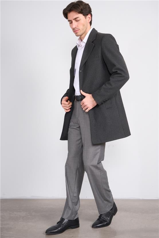 Erpant 7 Gri Erkek Poliviskon Ithal Regular Pantolon