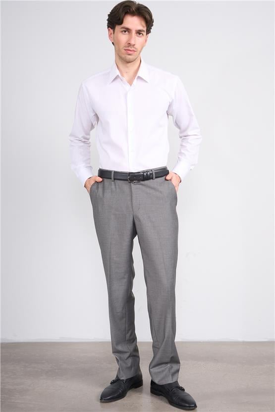 Erpant 7 Gri Erkek Poliviskon Ithal Regular Pantolon