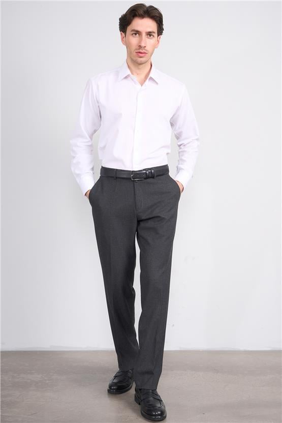 Erpant 8 Füme Erkek Poliviskon Gabardin Regular Pantolon