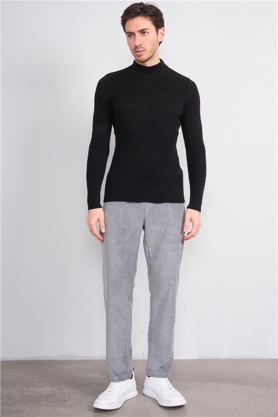 Erpant Normal Kalıp Gri Jogger Pantolon