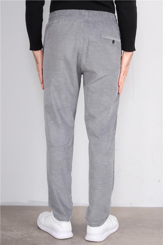 Erpant Normal Kalıp Gri Jogger Pantolon