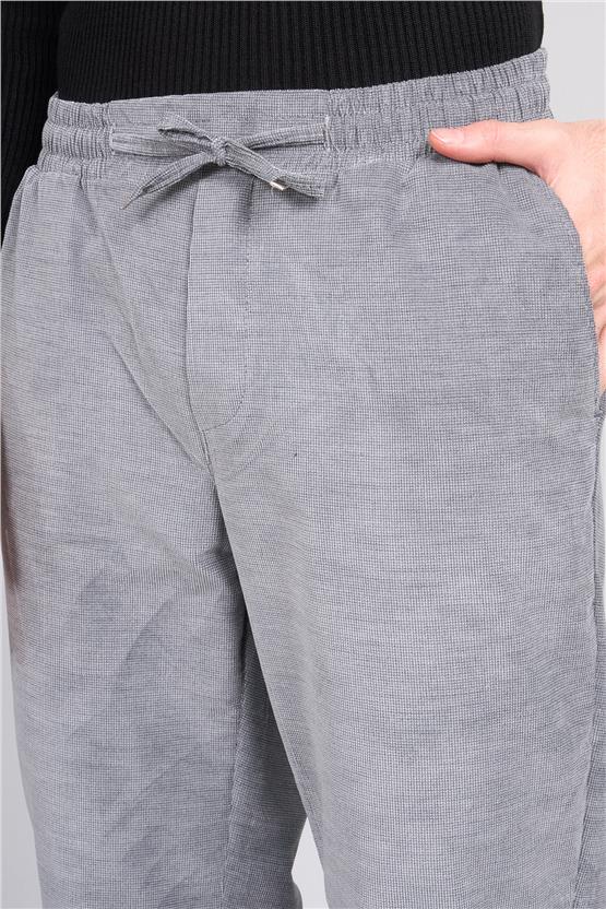Erpant Normal Kalıp Gri Jogger Pantolon