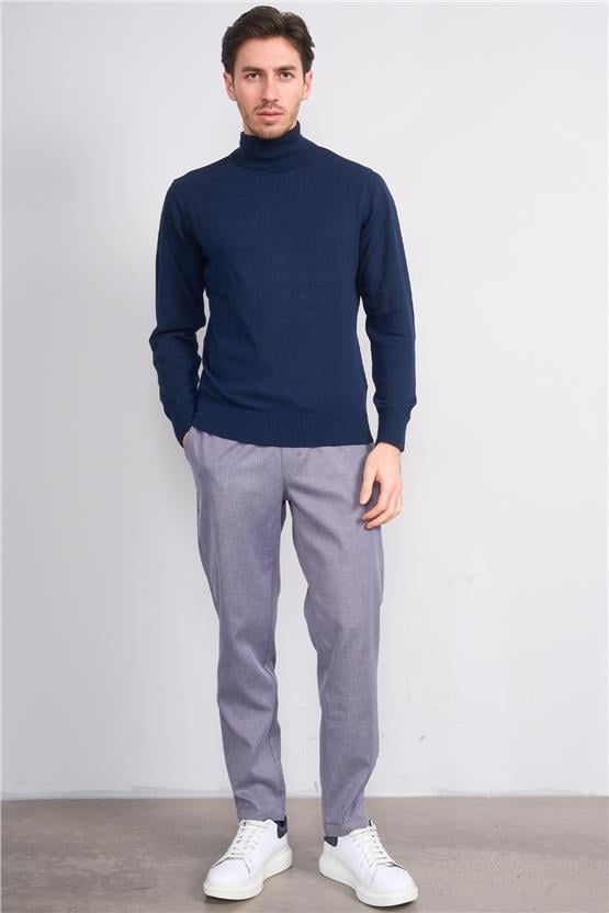 Erpant Normal Kalıp P.Gri Jogger Kadife Pantolon