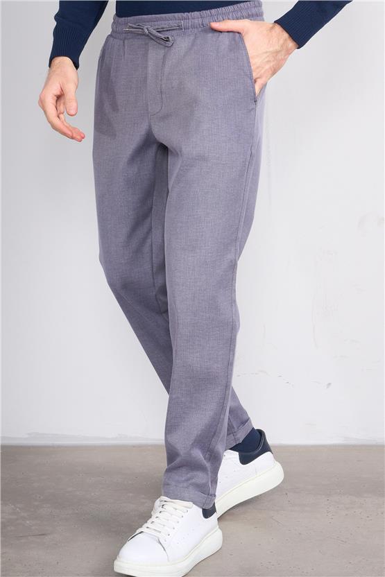 Erpant Normal Kalıp P.Gri Jogger Kadife Pantolon