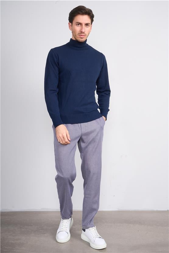 Erpant Normal Kalıp P.Gri Jogger Kadife Pantolon