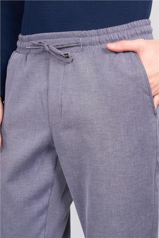 Erpant Normal Kalıp P.Gri Jogger Kadife Pantolon