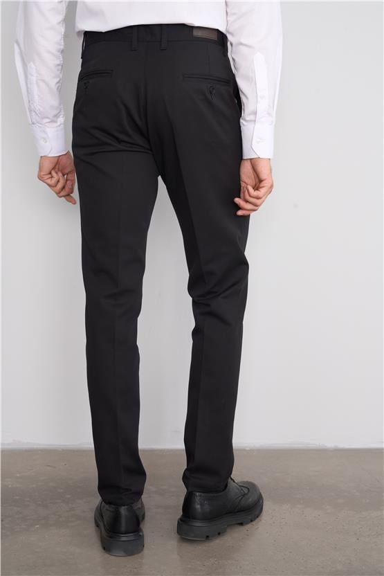 Erpant Regular Gabardin Siyah Pantolon