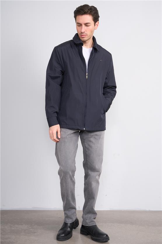 Ertan 800 Lacivert Erkek Safari Bondit Kaban