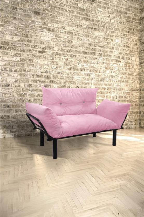 Evdemo Ada İkili Koltuk Pembe