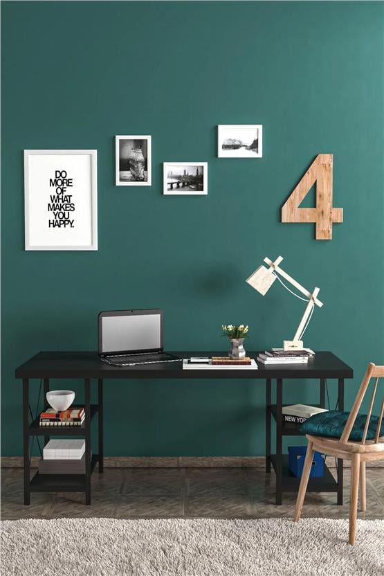 Evdemo Buket Çalışma Masası Siyah