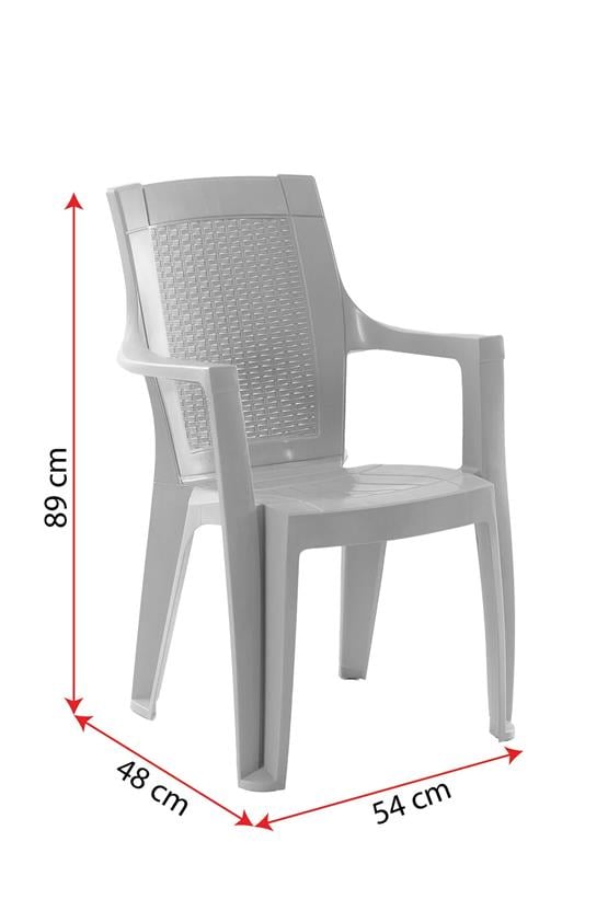 Evdemo Efes 2 Kişilik Rattan Masa Sandalye Takımı Siyah