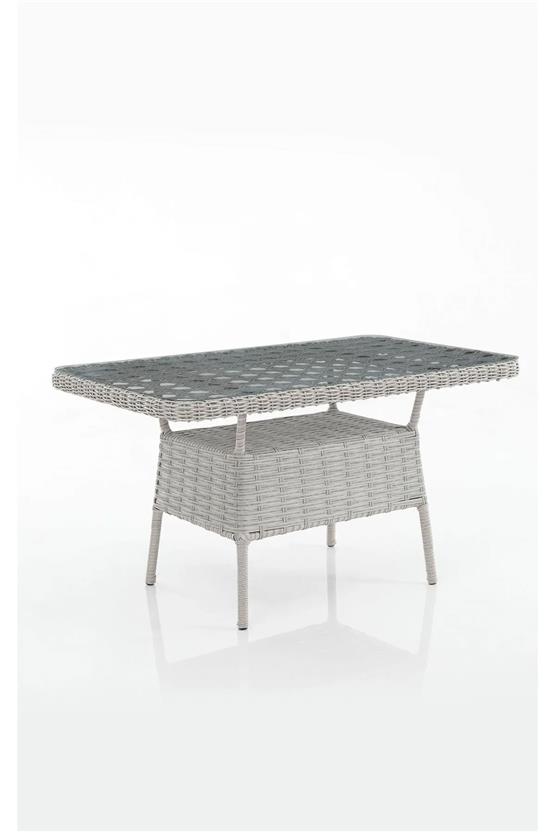 Evdemo Eren Rattan Bahçe Balkon Takımı 2+1+1 Gri