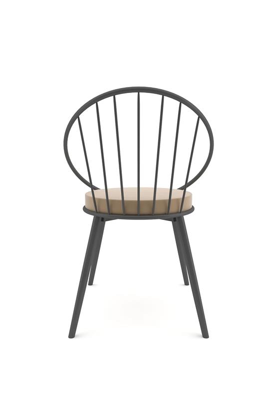 Evdemo Eylül Metal Tel Sandalye Antrasit Gri