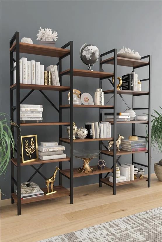 Evdemo Oertha Kitaplık - Ceviz