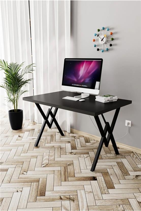 Evdemo Parla Çalışma Masası Siyah