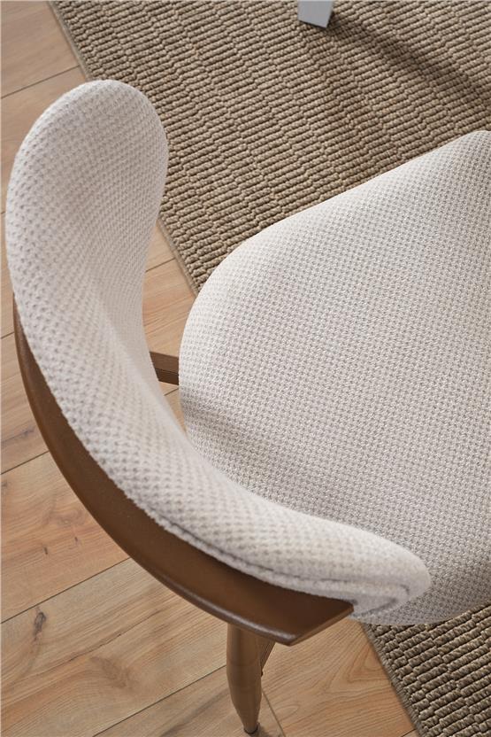 Evdemo Polo 4 Kişilik Mutfak Yemek Masası Takımı Krem