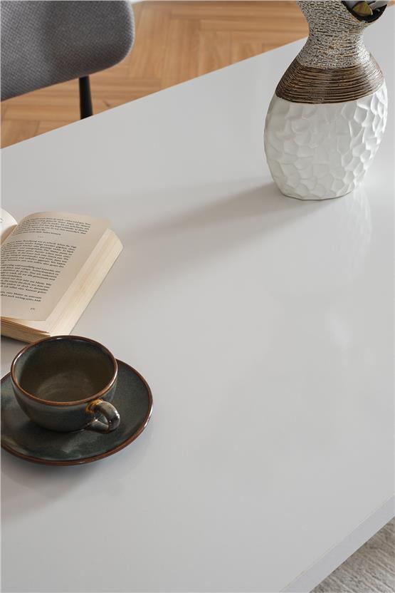 Evdemo Polo 6 Kişilik Mutfak Yemek Masası Takımı Gri