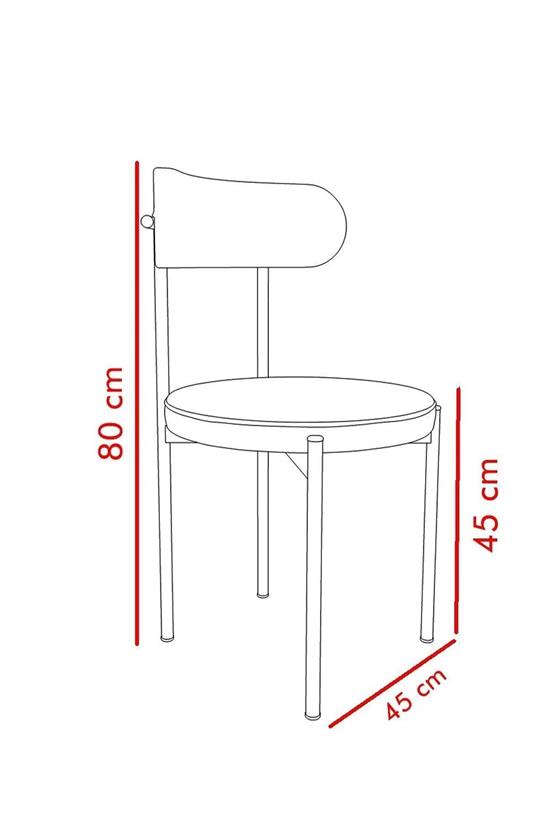 Evdemo Trend 4 Kişilik Mutfak Masa Takımı Atlantik Çam-Gri-Beyaz