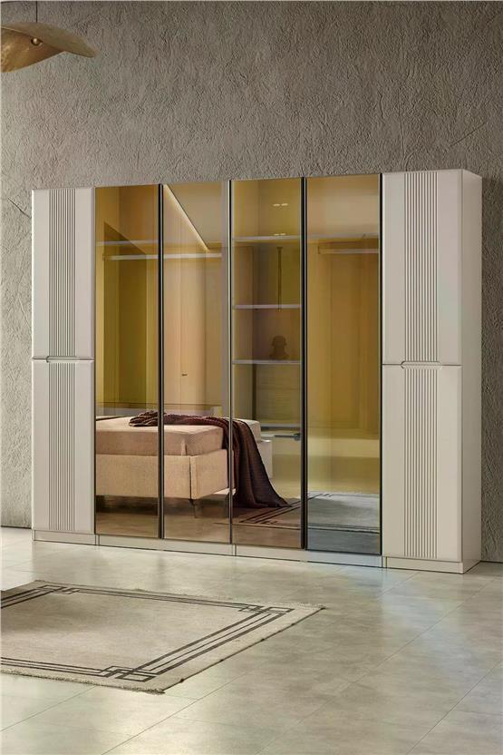 Eymense Akra 6 Kapaklı Gardırop Krem